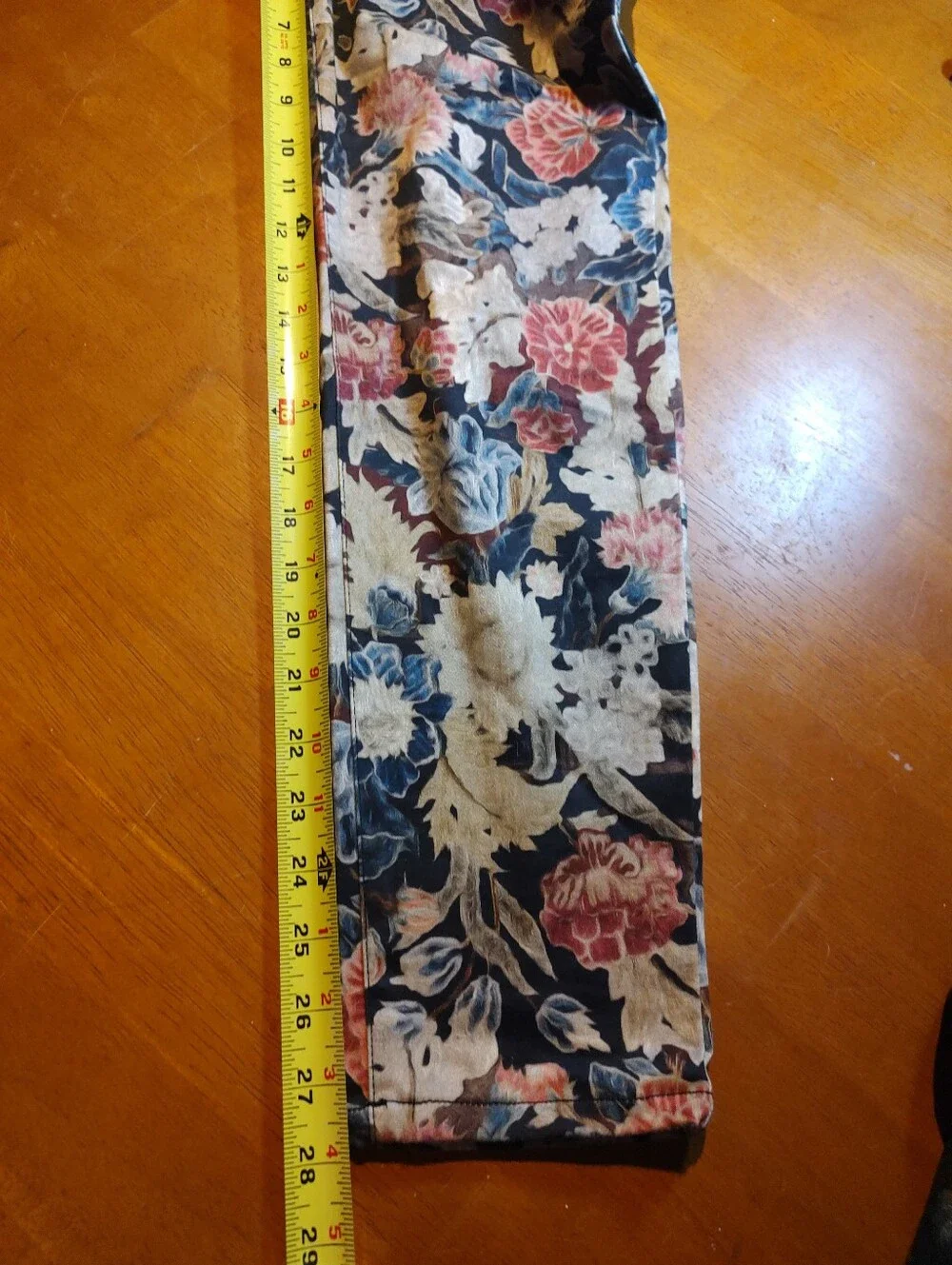 🏵️ Peruvian Connection Slim Cotton Floral Pants Size 6